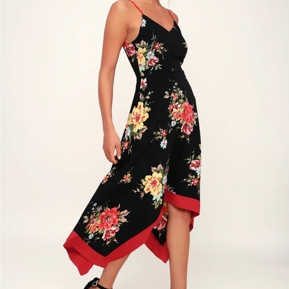 Lulu's Go Fleur Twirl dress - Picture 1 of 7
